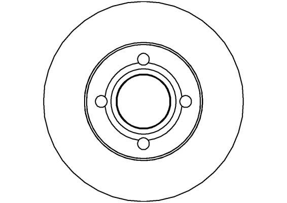 Disctech Brake Disc - Fits Audi, Ldv - ABD2877 - Front Axle