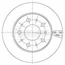 Borg & Beck Brake Disc Single Part No -BBD6156S