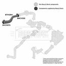 Borg & Beck Turbo Hose Part No -BTH1284