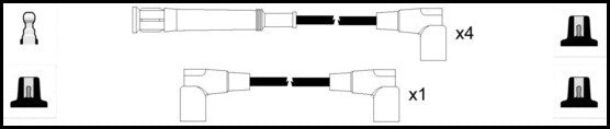 ElectroSpark Ignition Lead Set - OEK155T
