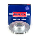 Borg & Beck Brake Disc Single Part No -BBD6141S
