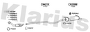 Klarius CN421X - Centre Pipe  - Fits Citroen Xantia 2.1TD