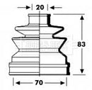 Borg & Beck Cv Joint Boot Kit Part No -BCB2793