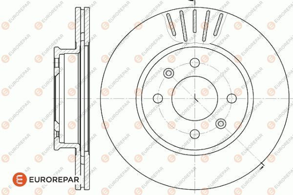 Eurorepar Brake Disc - 1622816180