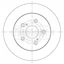 Borg & Beck Brake Disc Pair Part No -BBD5433