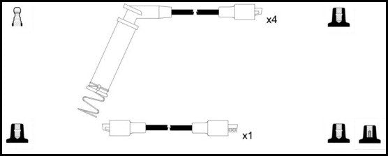 ElectroSpark Ignition Lead Set - OEK458