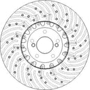 Disctech Brake Disc - Fits Bmw, Mini - ABD3916 - Rear Axle Right