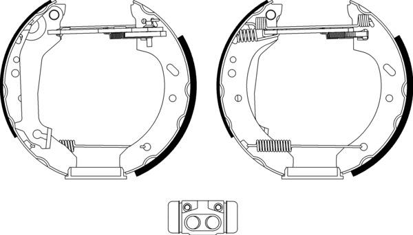 Mintex Brake Shoe Kits fits -Ford MSP148 (also fits other vehicles)