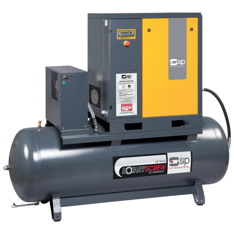 SIP RS15-08-500BD/RD 500ltr Rotary Screw Compressor with Dryer