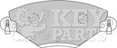 Key Parts Brake Pad Set -KBP1722