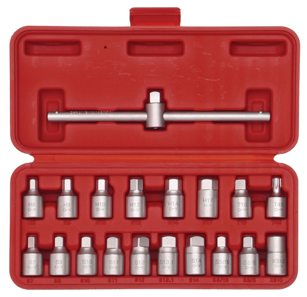 Drain Plug Key Set with T-bar - 940731