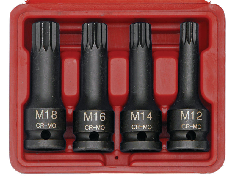 Impact Spline Bit Set - 940810 x4