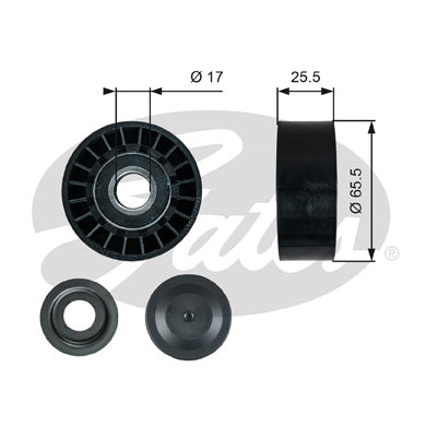 Gates DriveAlign Idler Pulley - T36376