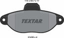 Textar Brake Pad Set - 2143602