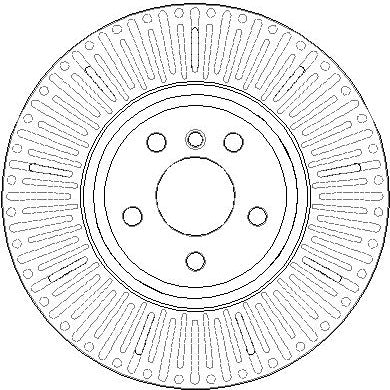 Disctech Brake Disc - Fits Bmw - ABD3894 - Front Axle