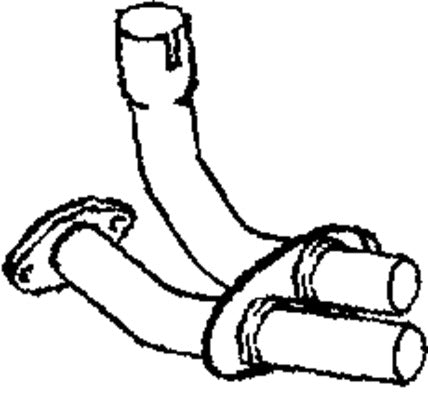 Klarius JR318X - Centre Pipe  - Fits Jaguar X-Type 2.0i