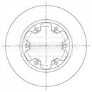 Borg & Beck Brake Disc Pair Part No -BBD5386