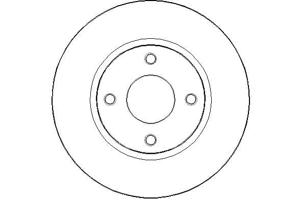 Disctech Brake Disc - Fits Nissan - ABD3080 - Front Axle