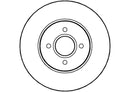 Disctech Brake Disc - Fits Alfa romeo, Ford - ABD2820 - Front Axle