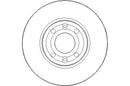 Disctech Brake Disc - Fits Dacia, Mercedes-benz - ABD3082 - Front Axle