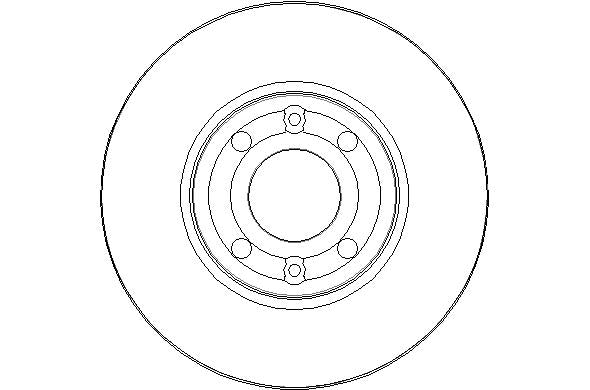 Disctech Brake Disc - Fits Dacia, Mercedes-benz - ABD3082 - Front Axle