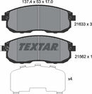 Textar Brake Pad Set - 2163301