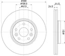 Mintex Brake Discs fits -Renault V269:5 MDC2653 (also fits other vehicles)