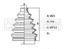 First Line Cv Joint Boot Kit Part No -FCB6426