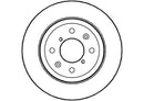 Disctech Brake Disc - Fits Opel - ABD2163 - Front Axle