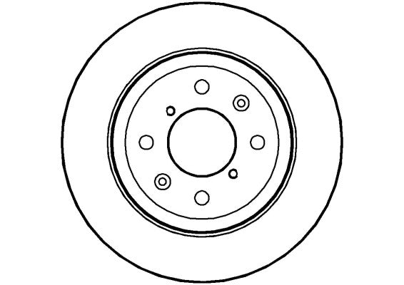 Disctech Brake Disc - Fits Opel - ABD2163 - Front Axle