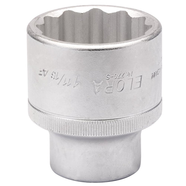 Elora Bi-Hexagon Socket, 1.11/16" 3/4" Sq Dr