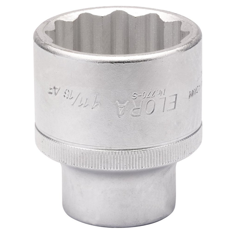 Elora Bi-Hexagon Socket, 1.11/16" 3/4" Sq Dr