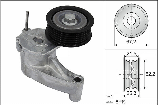 INA Tensioner Lever - V-Ribbed Belt - Part No - 534071010