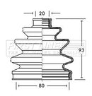 First Line Cv Joint Boot Kit Part No -FCB2171