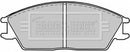 Borg & Beck Brake Pad Set -BBP1268