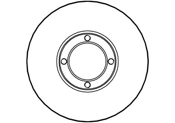 Disctech Brake Disc - Fits Austin-healey, Cadillac - ABD2789 - Front Axle