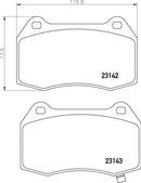 Mintex Brake Pad Set fits -Nissan MDB2631 (also fits other vehicles)
