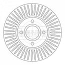 Borg & Beck Brake Disc Pair Part No -BBD5423
