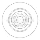 Borg & Beck Brake Disc Single Part No -BBD6092S