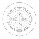 Borg & Beck Brake Disc Pair Part No -BBD5412