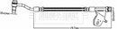Borg & Beck Brake Hose Part No -BBH8175