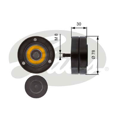 Gates DriveAlign Idler Pulley - T36236
