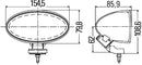 HELLA 1NA 007 891-041 FF/Halogen-Front Fog Light - Comet FF 100 - 12V