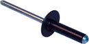 Black Rivets - Large Flange - 965511 x100