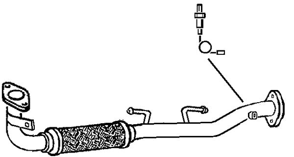 Klarius 301390 - Front Pipe For Cat  - Fits Mitsubishi Spacestar 1.3i