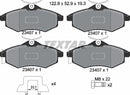 Citroën, Brake Pad Set - Textar 2340702