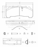 Borg & Beck Brake Pad  - BBP33000