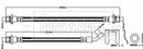 Borg & Beck Brake Hose Part No -BBH8036