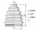 Borg & Beck Cv Joint Boot Kit Part No -BCB6314