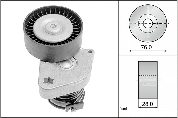 INA Tensioner Lever - V-Ribbed Belt - Part No - 534008130